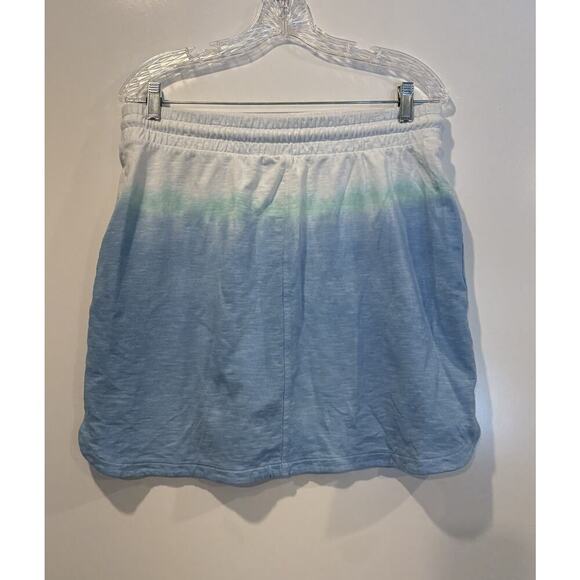 T by Talbots Soft Stretch Knit Tie‎ Waist Pull On Skirt Womens Medium - Picture 2 of 5